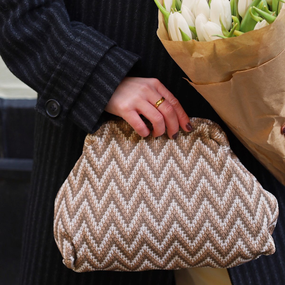 Alba Zig Zag Clutch