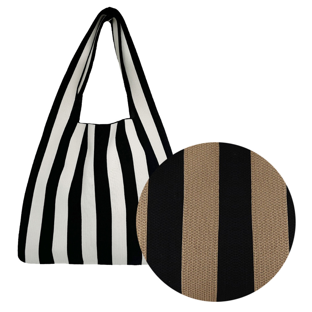 Sort/Beige Stribet 01
Sort/Beige Stribet 01