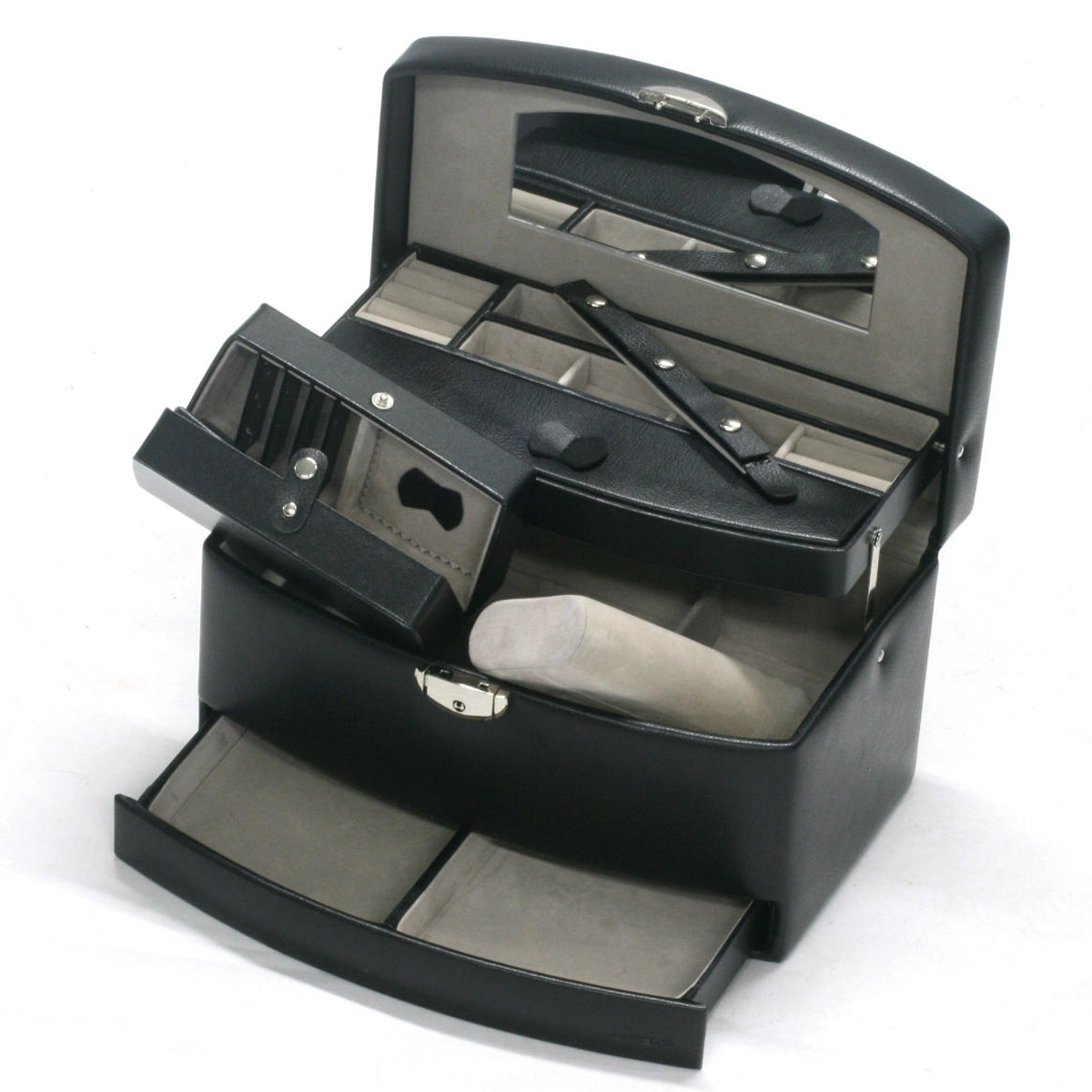 Smykkeskrin Euclide PU Sort