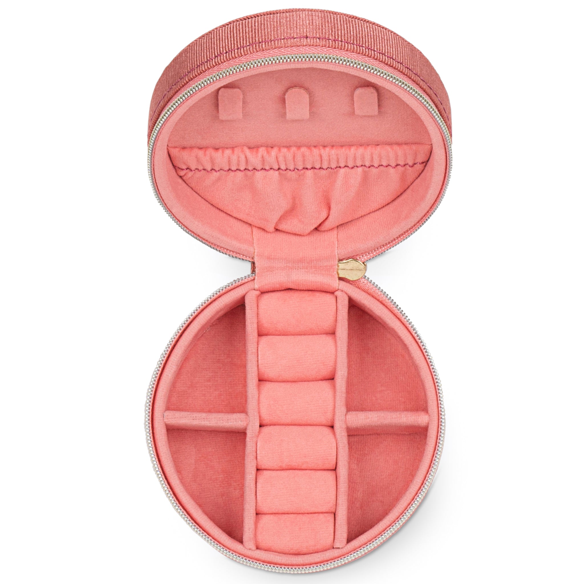 DAY OTTOMAN JEWELRY ZIP ROUND SMYKKESKRIN