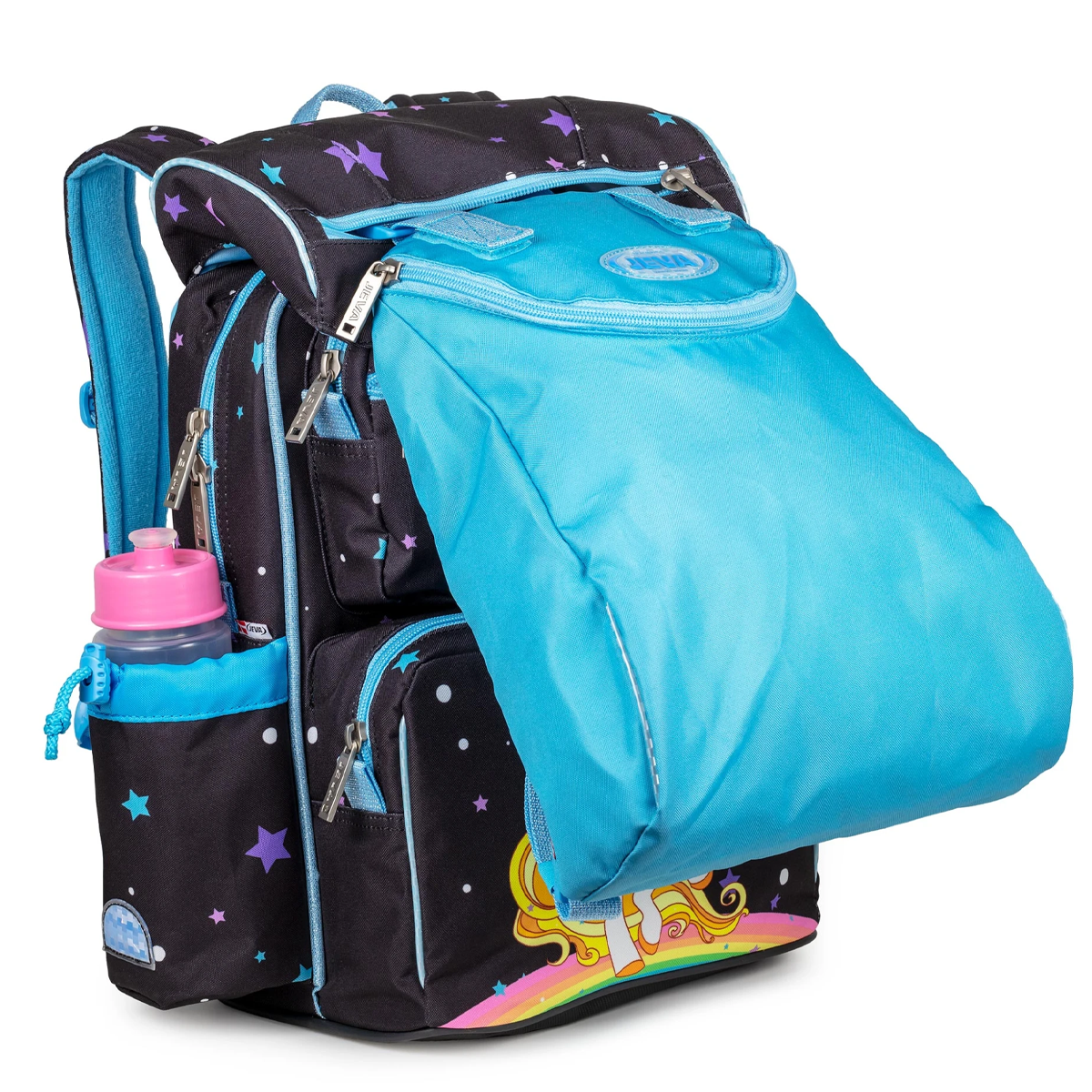 Beginners Golden Unicorn Skoletaske