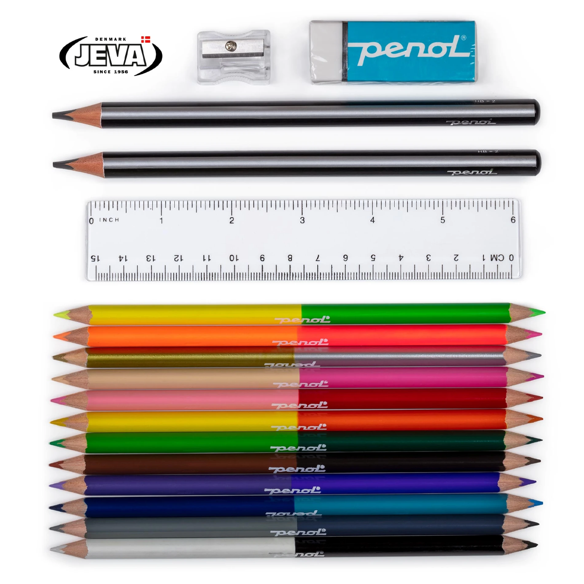 TwoZip Rainbow Mermaid Penalhus