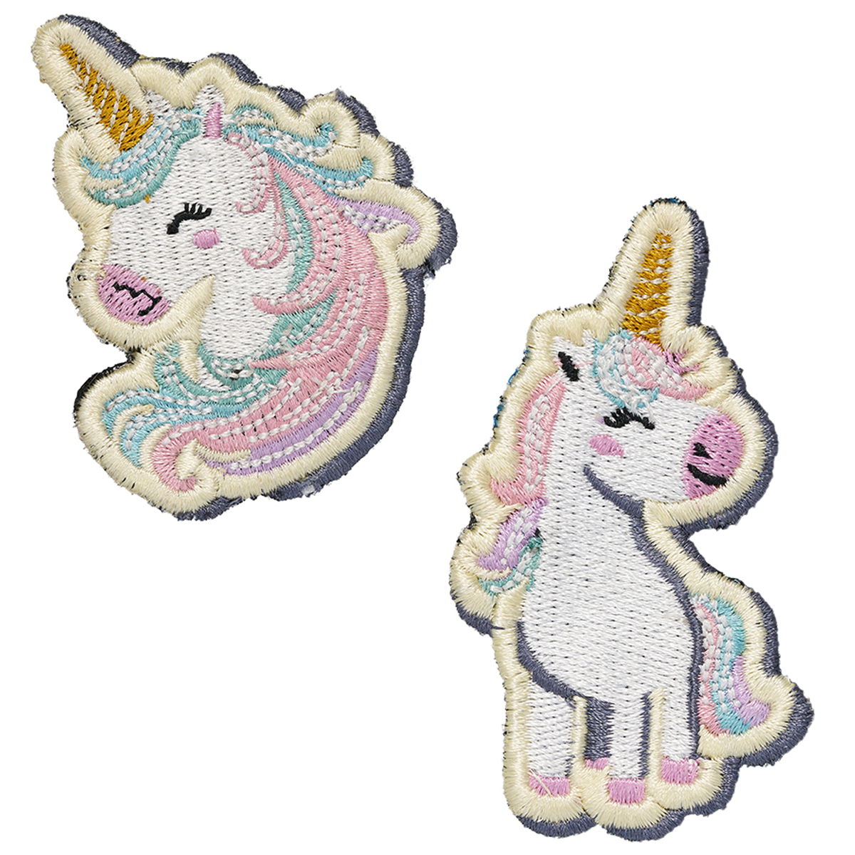 Unicorn Velcro Badge - 2 stk.