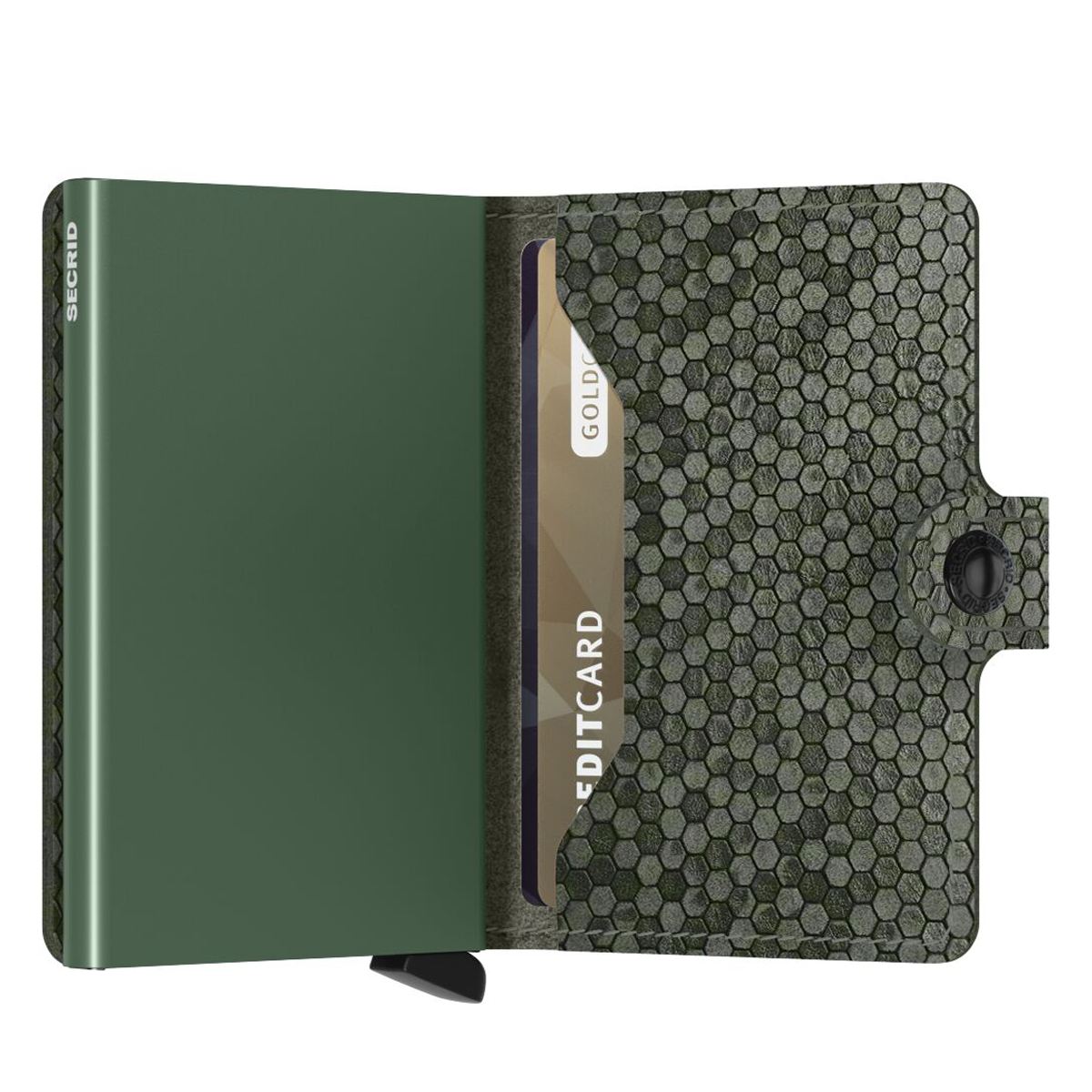 MINIWALLET HEXAGON GREEN