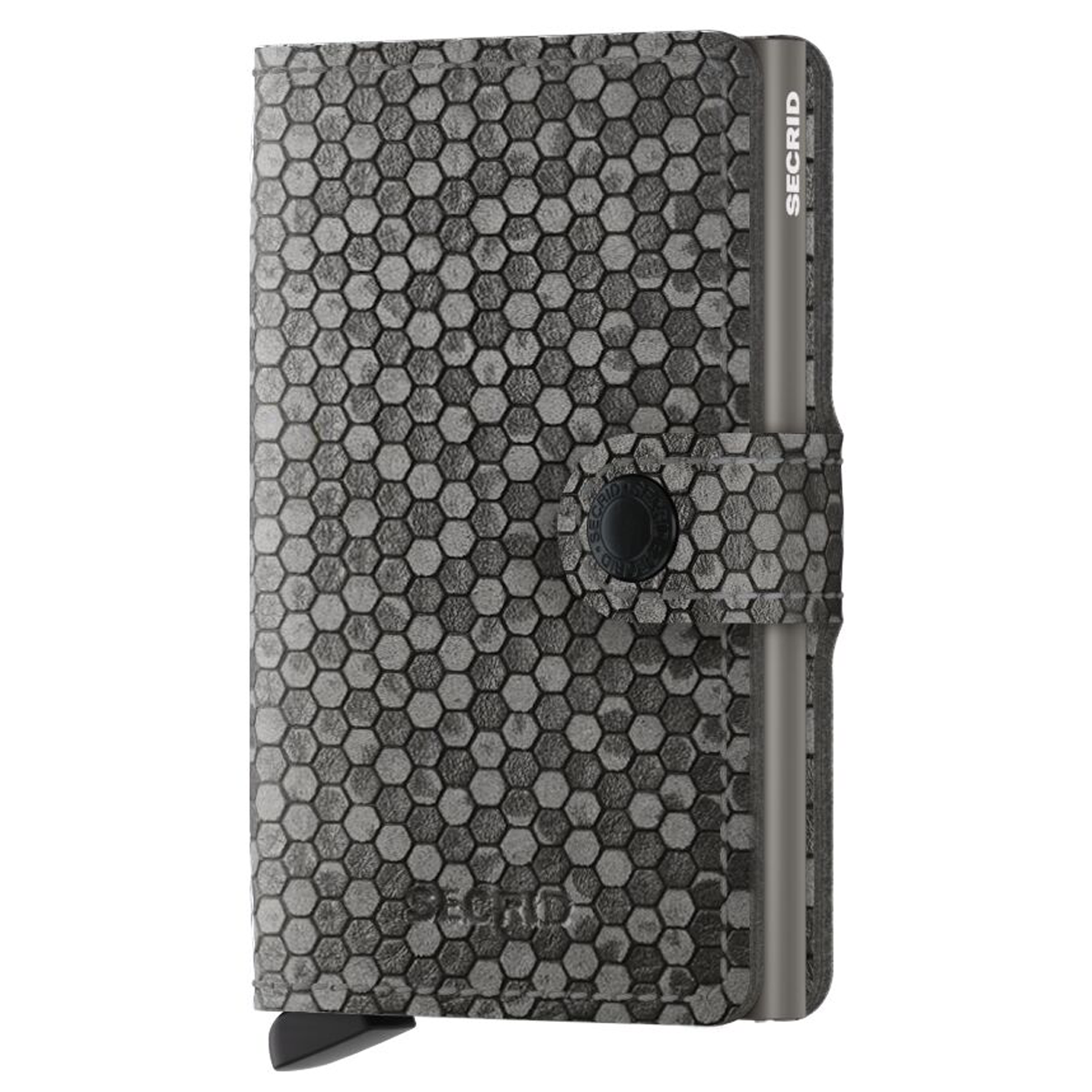 MINIWALLET HEXAGON GREY