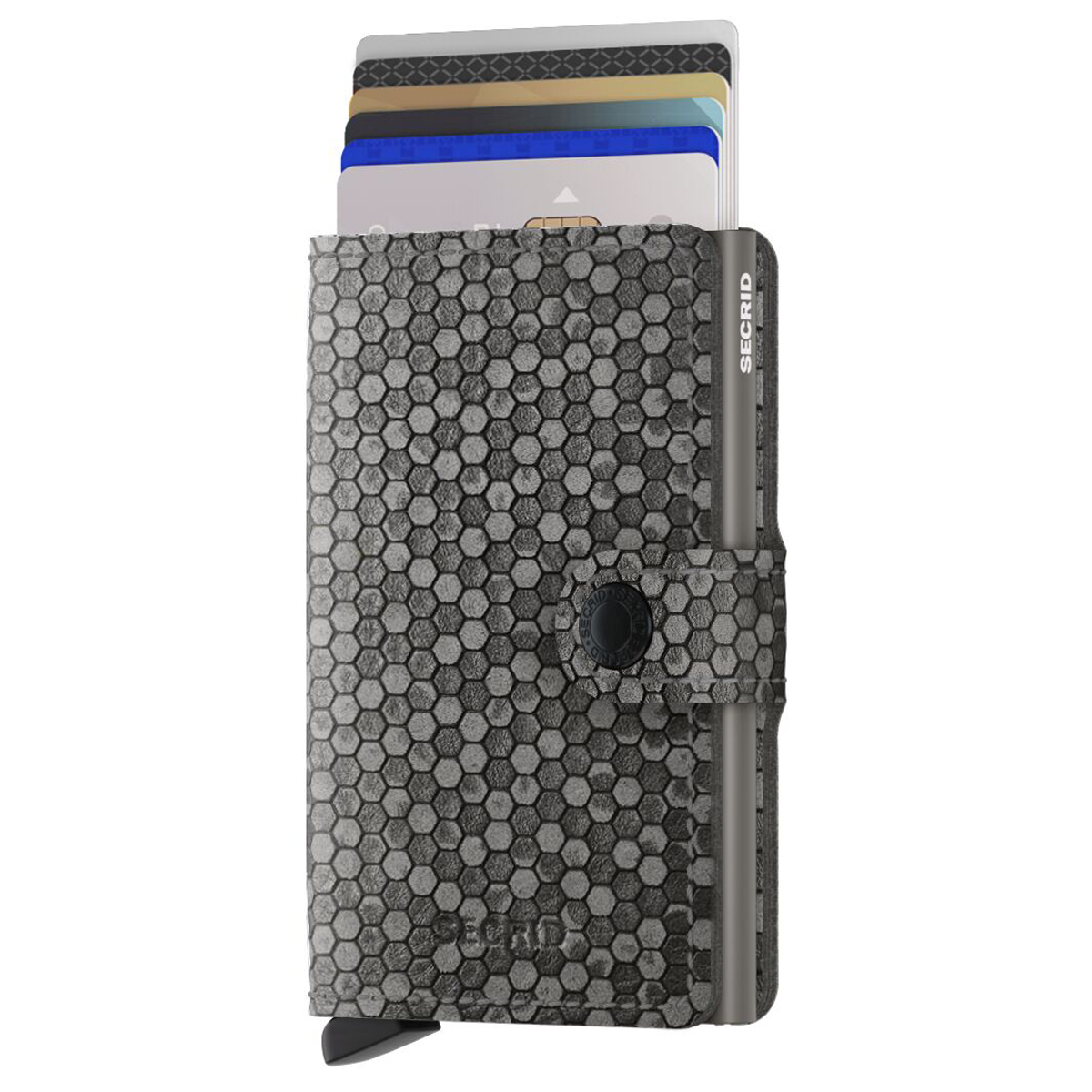 MINIWALLET HEXAGON GREY