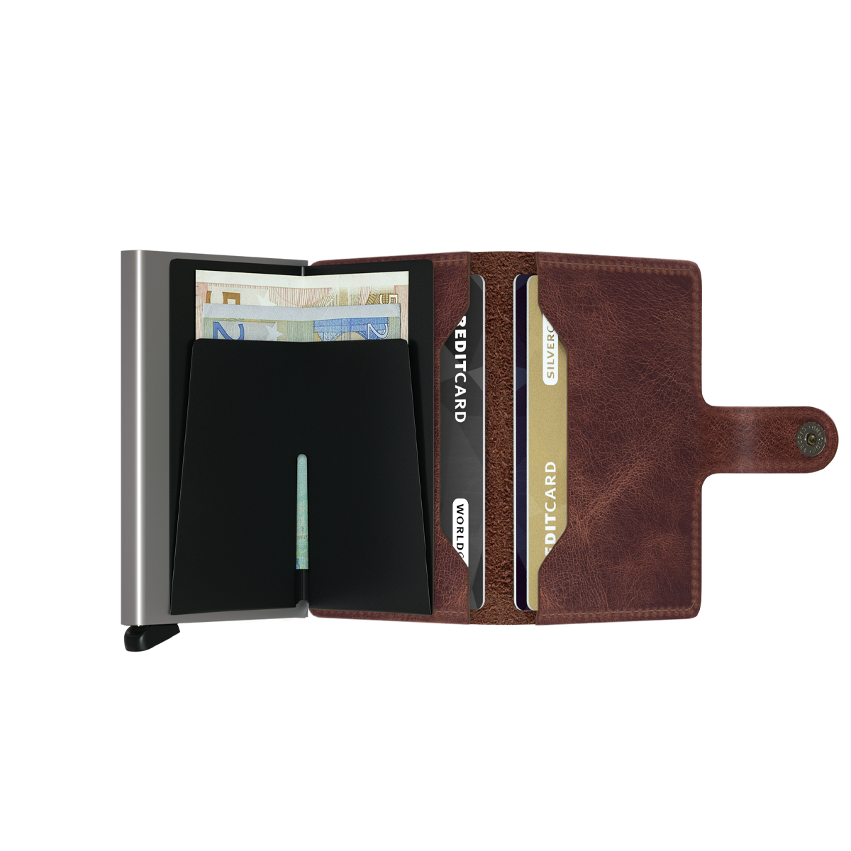 Miniwallet Vintage Brown