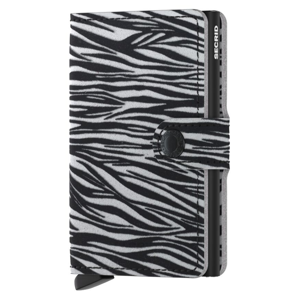 MINIWALLET ZEBRA LIGHT GREY