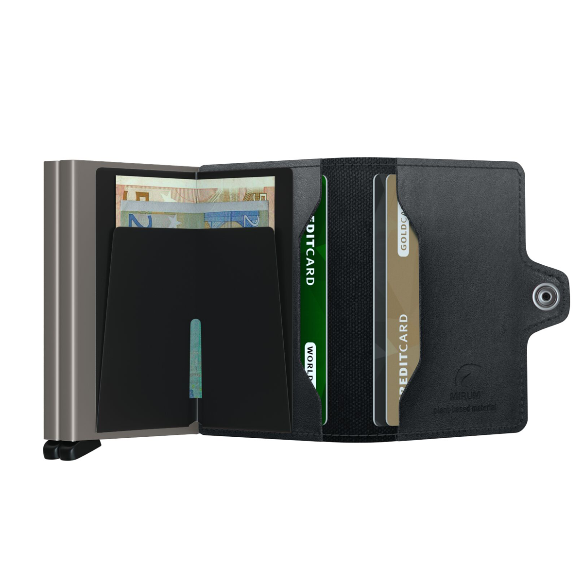 TWINWALLET MIRUM PLANT-BASED BLACK
