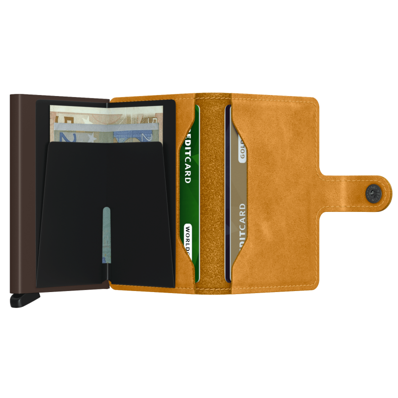 SECRID MINIWALLET VINTAGE OCHRE KORTHOLDER