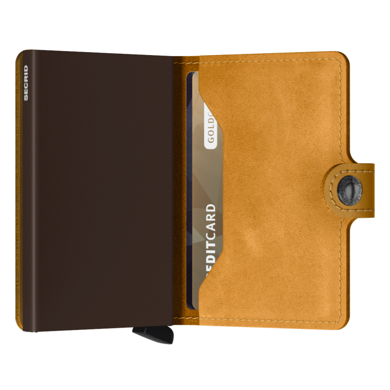 SECRID MINIWALLET VINTAGE OCHRE KORTHOLDER