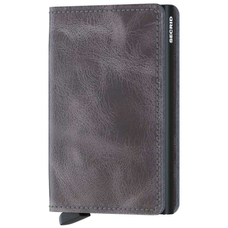 SECRID SLIMWALLET GREY BLACK VINTAGE