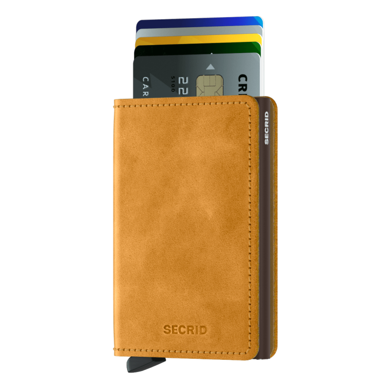 SECRID SLIMWALLET VINTAGE OCHRE KORTHOLDER