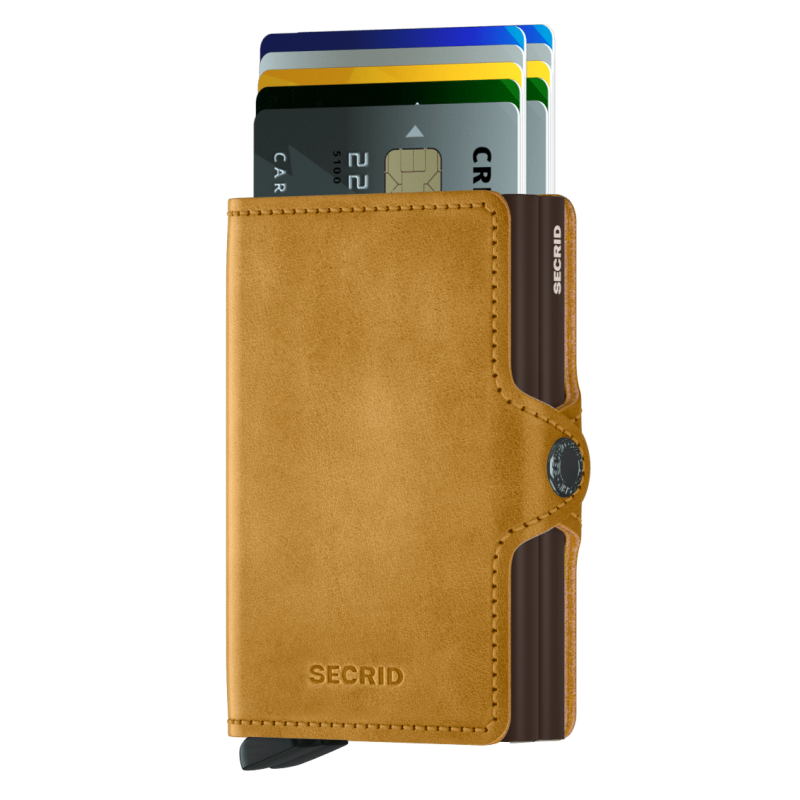 SECRID TWINWALLET VINTAGE OCHRE KORTHOLDER
