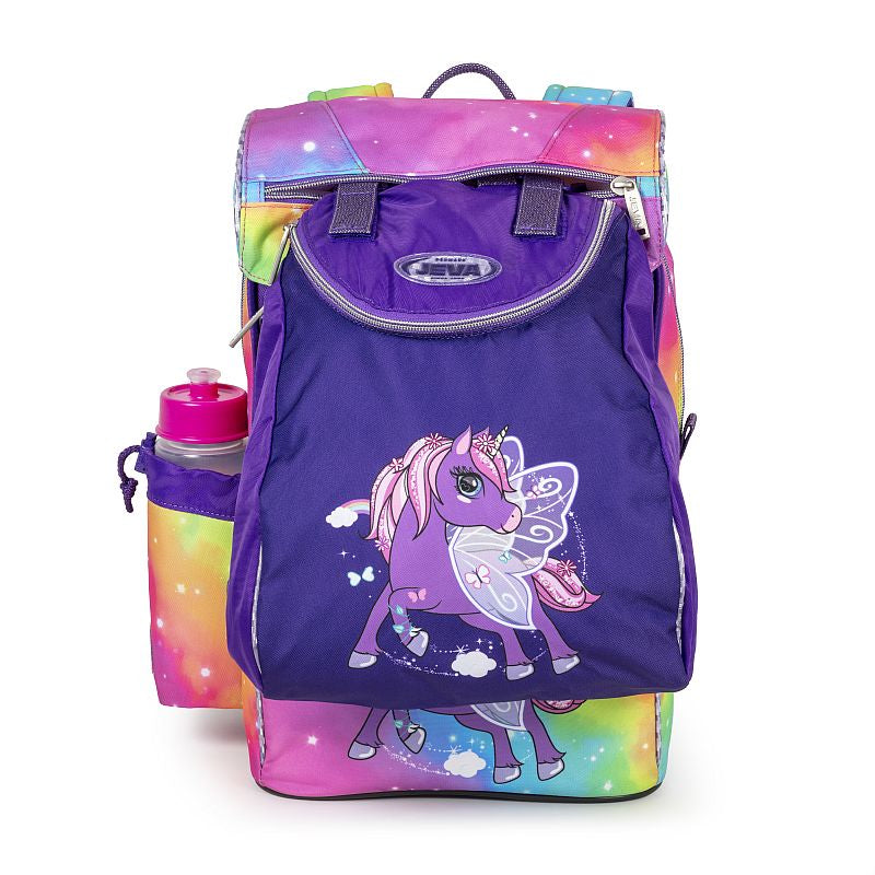 JEVA BEGINNERS SKOLETASKE RAINBOW ALICORN