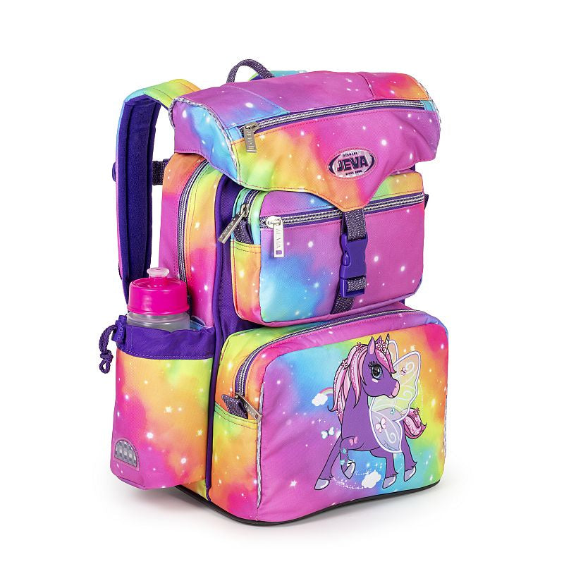 JEVA BEGINNERS SKOLETASKE RAINBOW ALICORN