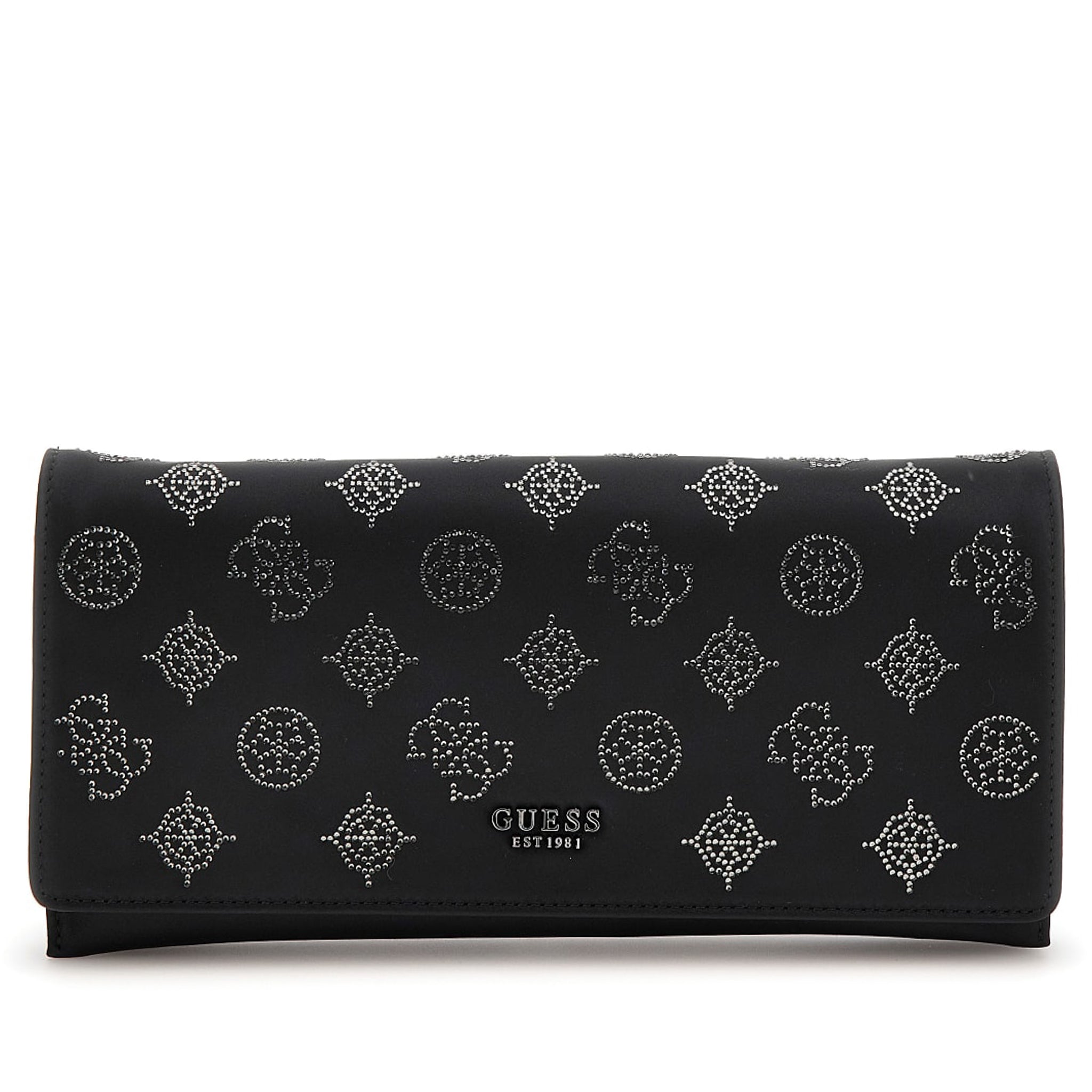 GUESS GILDED GLAMOUR MINI FLAP CLUTCH