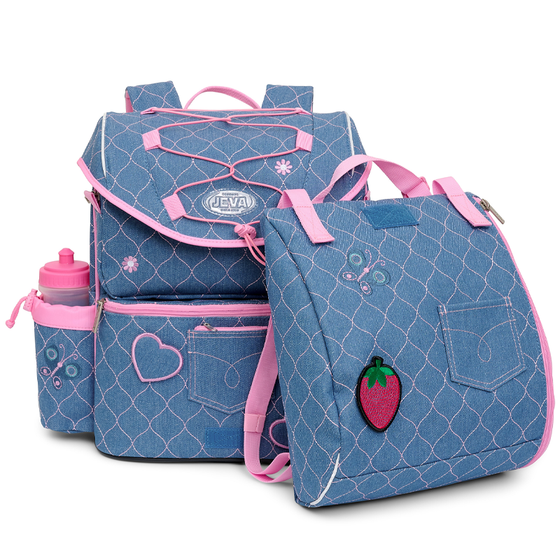 Intermediate Denim Girl Skoletaske