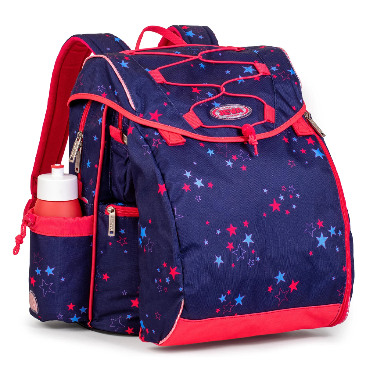 Intermediate Pink Starry Skoletaske
