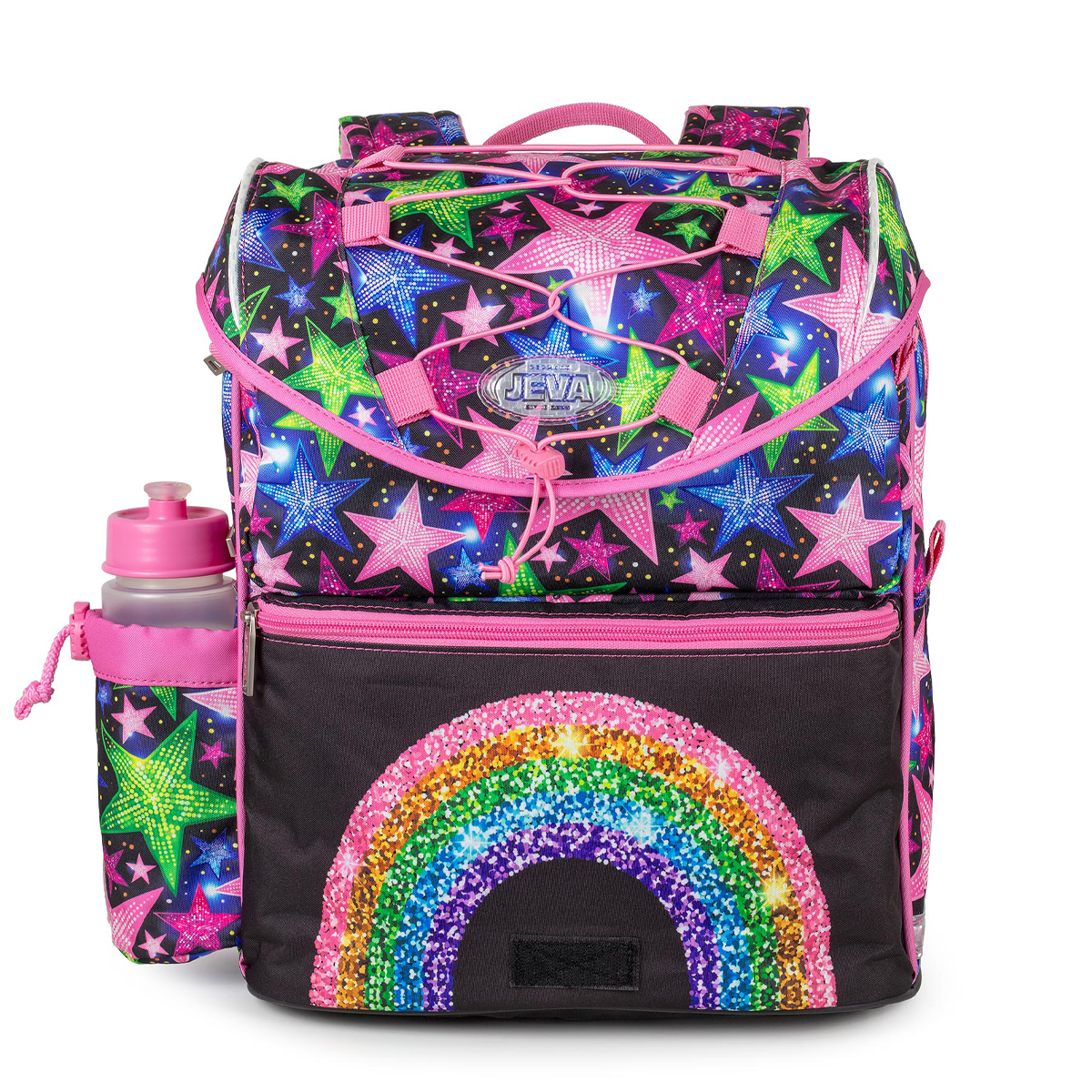Intermediate Shimmer Rainbow Skoletaske