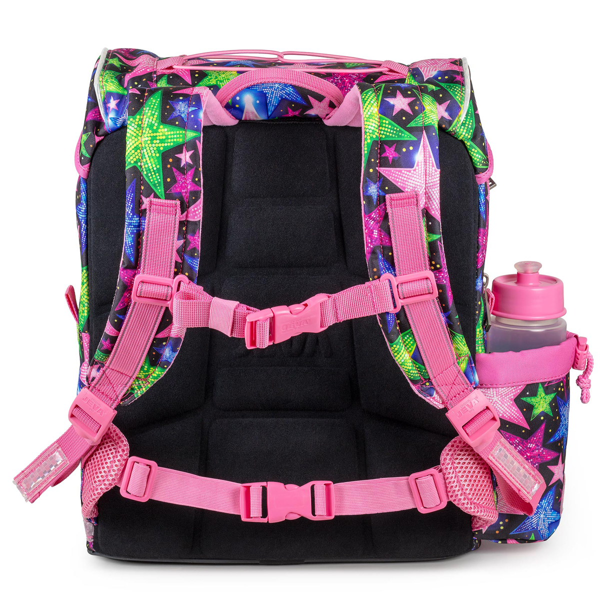 Intermediate Shimmer Rainbow Skoletaske
