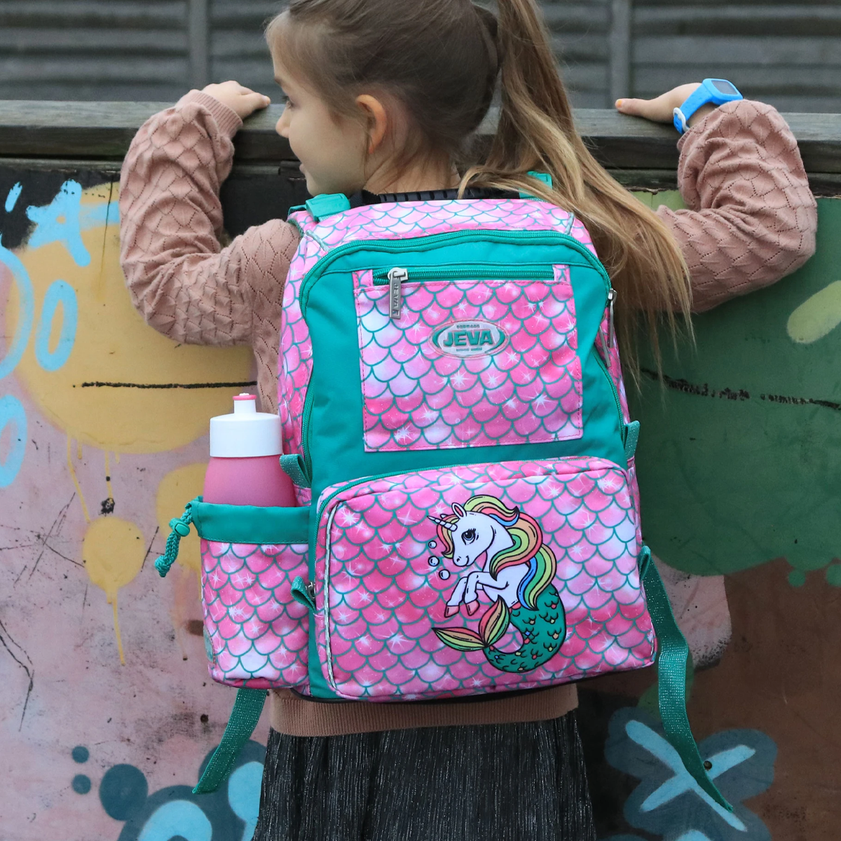 Start-Up Seahorse Unicorn Skoletaske