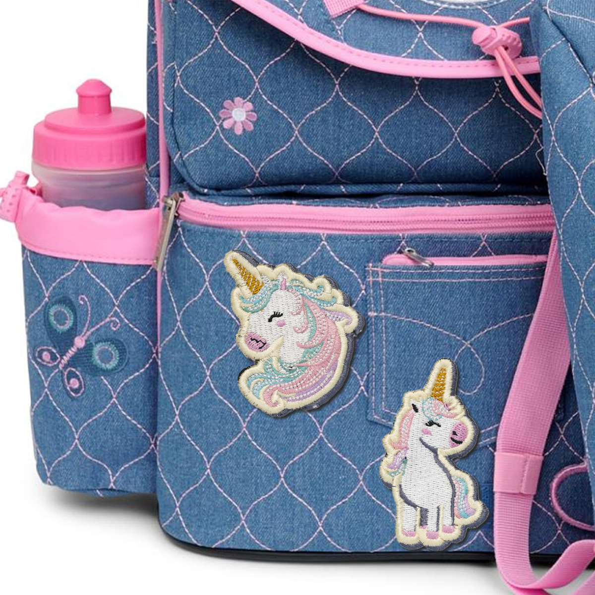 Unicorn Velcro Badge - 2 stk.