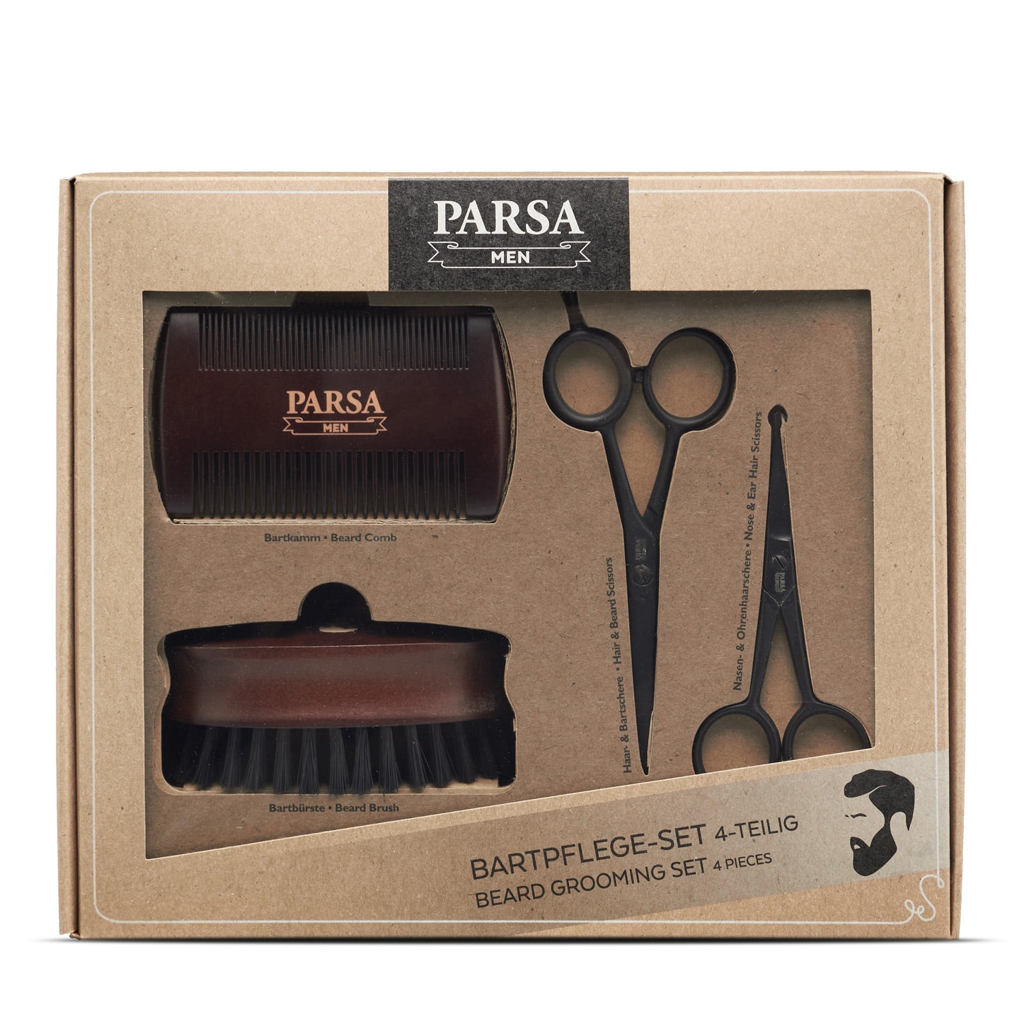 PARSA MEN SKÆG GROOMING SET GAVEÆSKE