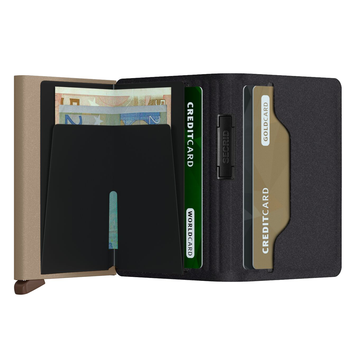 BANDWALLET LIBA BLACK-OLIVE