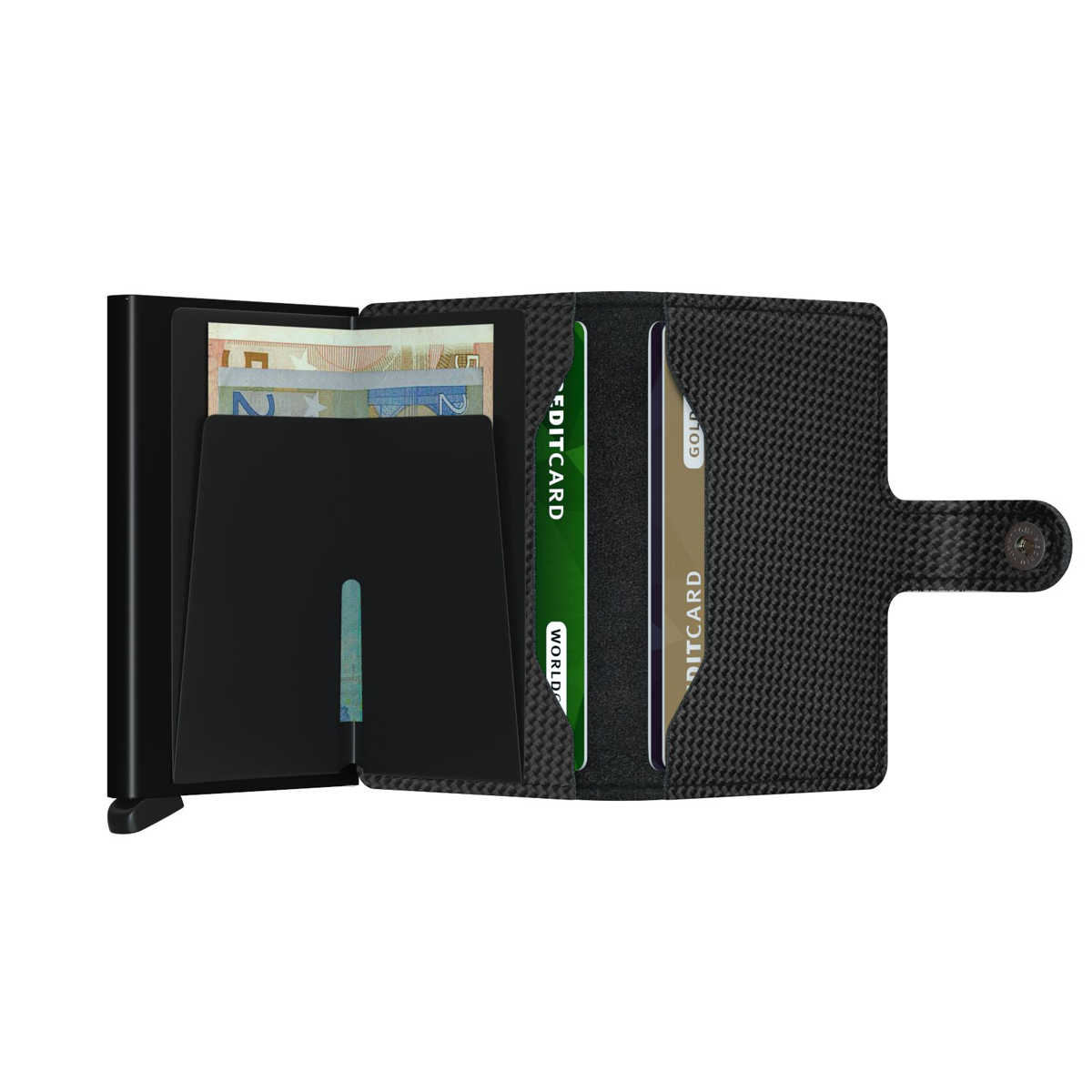 MINIWALLET CARBON BLACK KORTHOLDER