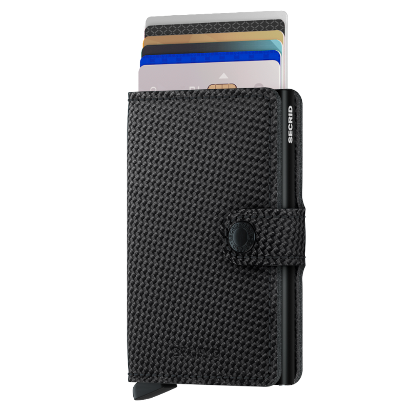 SECRID MINIWALLET CARBON BLACK KORTHOLDER