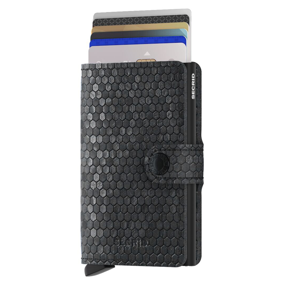 MINIWALLET HEXAGON BLACK