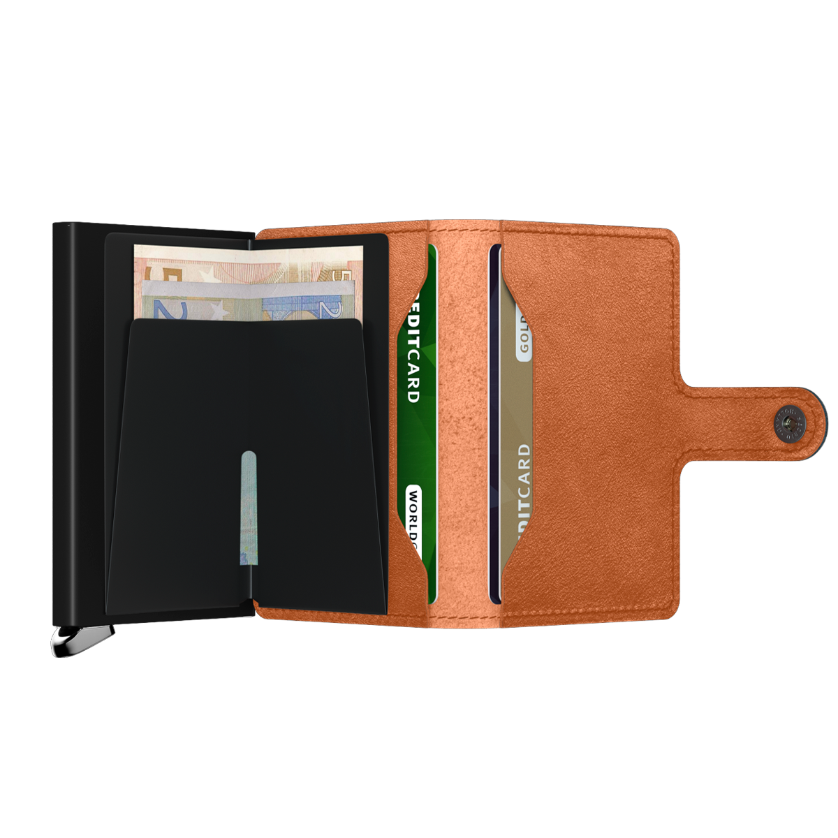 Premium Miniwallet Basco Cognac