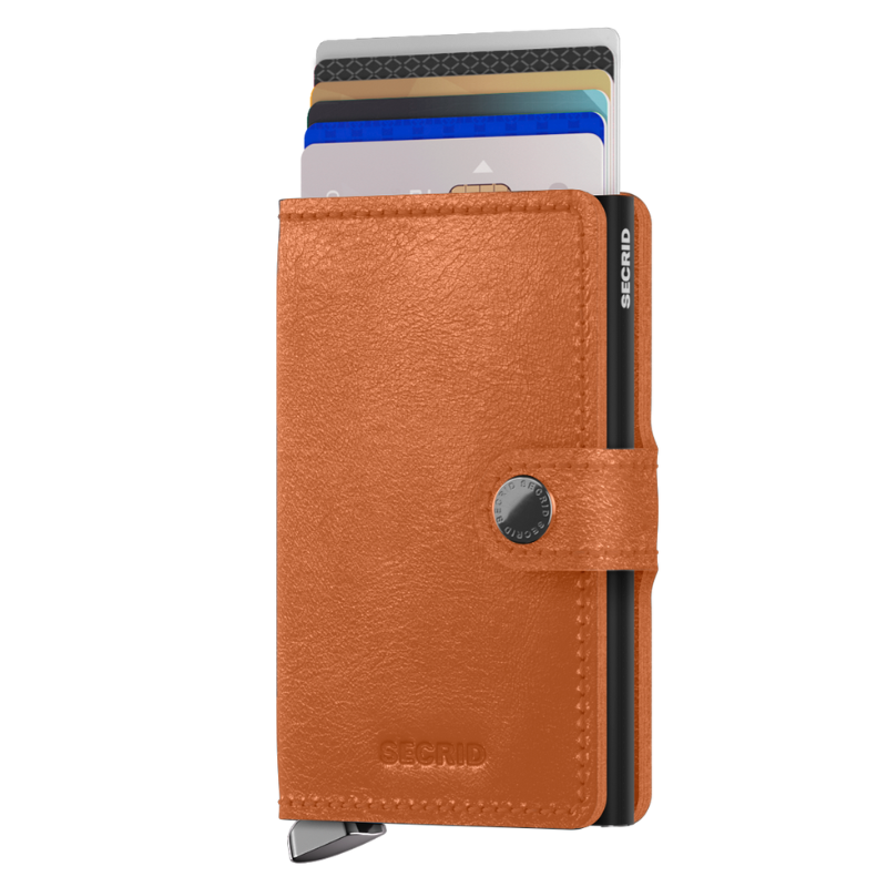 SECRID PREMIUM MINIWALLET BASCO COGNAC