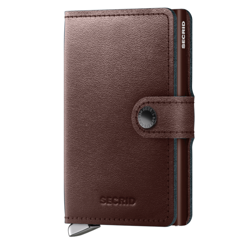 SECRID PREMIUM MINIWALLET DUSK DARK BROWN KORTHOLD