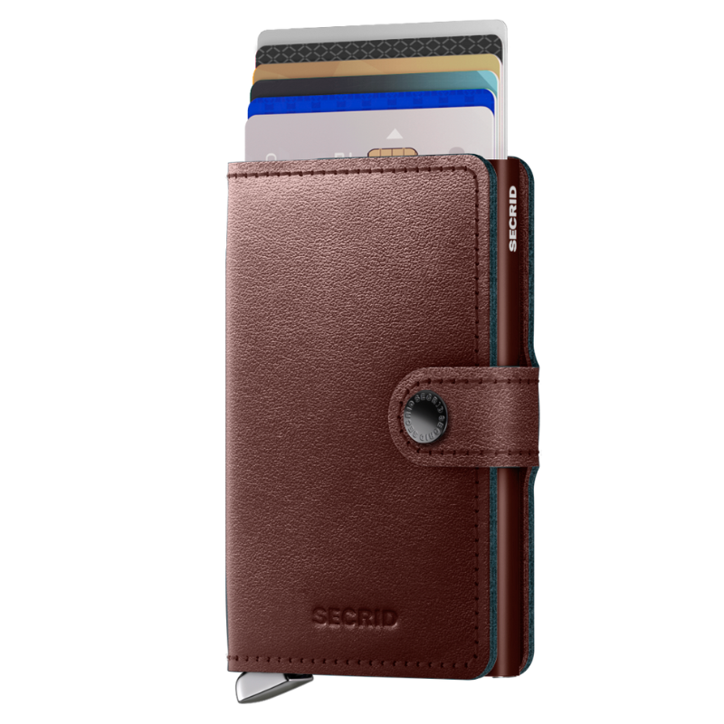 SECRID PREMIUM MINIWALLET DUSK DARK BROWN KORTHOLD