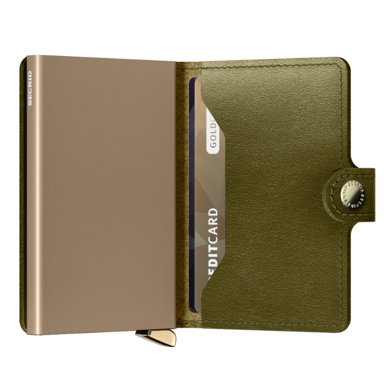 SECRID PREMIUM MINIWALLET DUSK OLIVE KORTHOLDER