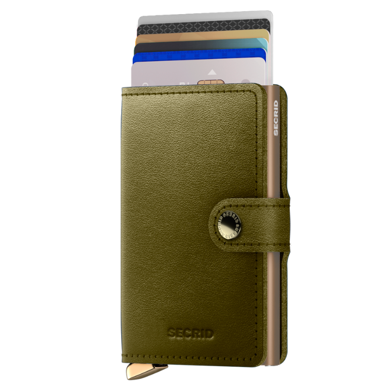 SECRID PREMIUM MINIWALLET DUSK OLIVE KORTHOLDER