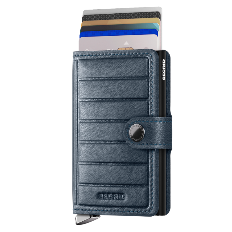 SECRID PREMIUM MINIWALLET EMBOSS LINES TEAL