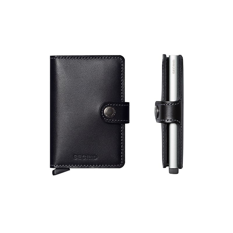 SECRID MINIWALLET BLACK KORTHOLDER