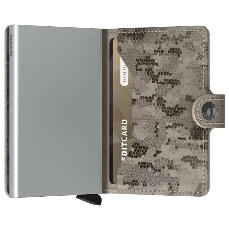 SECRID MINIWALLET KORTHOLDER CRISPLE TAUPE CAMO