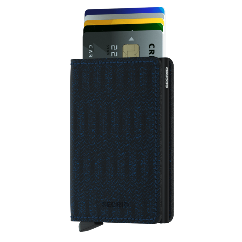 SECRID SLIMWALLET DASH NAVY KORTHOLDER