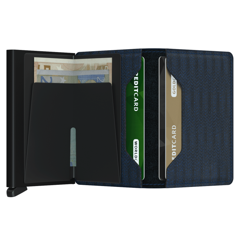 SECRID SLIMWALLET DASH NAVY KORTHOLDER