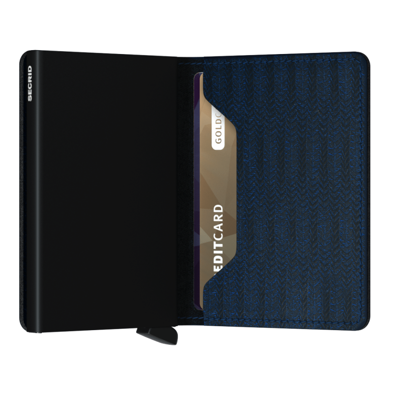 SECRID SLIMWALLET DASH NAVY KORTHOLDER