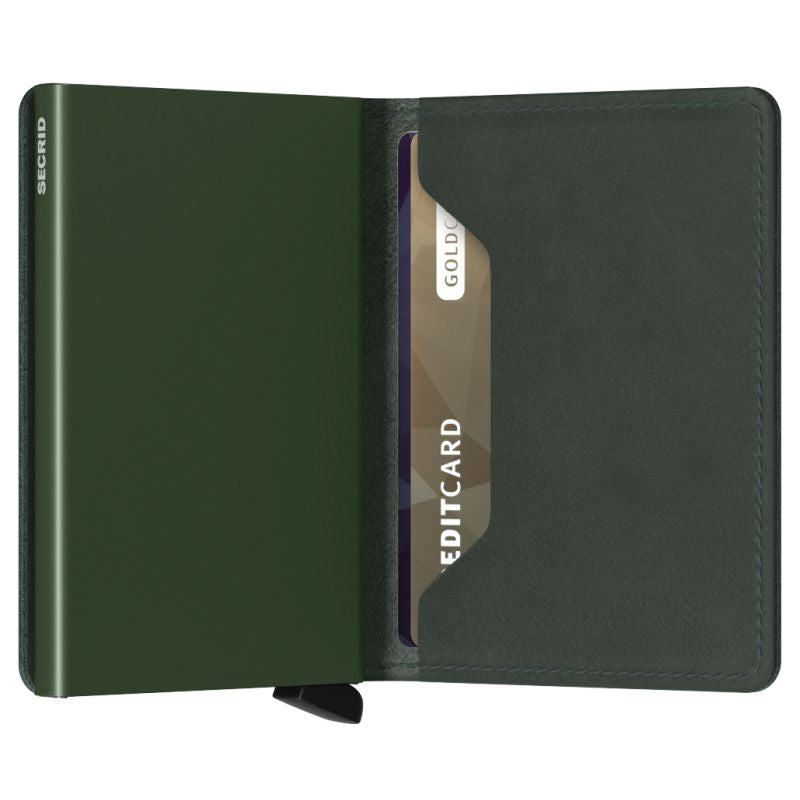 SECRID SLIMWALLET KORTHOLDER GREEN