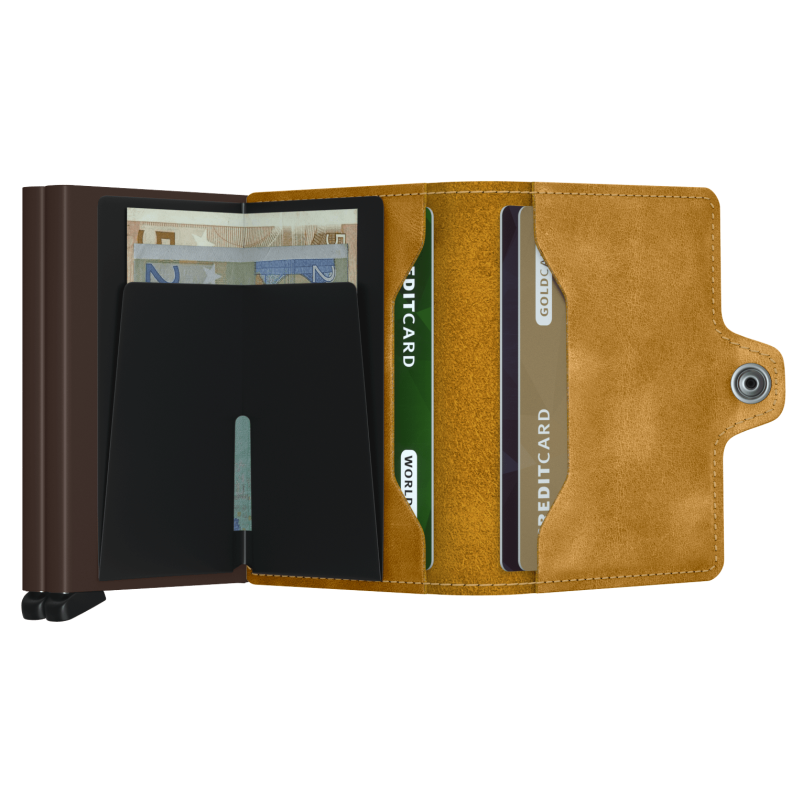 SECRID TWINWALLET VINTAGE OCHRE KORTHOLDER