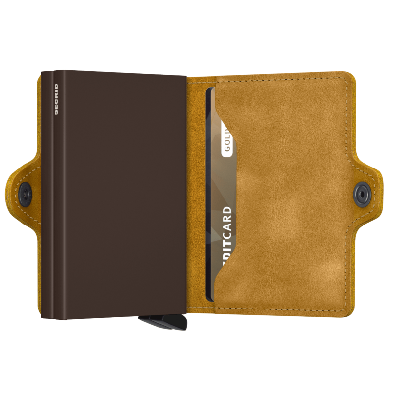SECRID TWINWALLET VINTAGE OCHRE KORTHOLDER