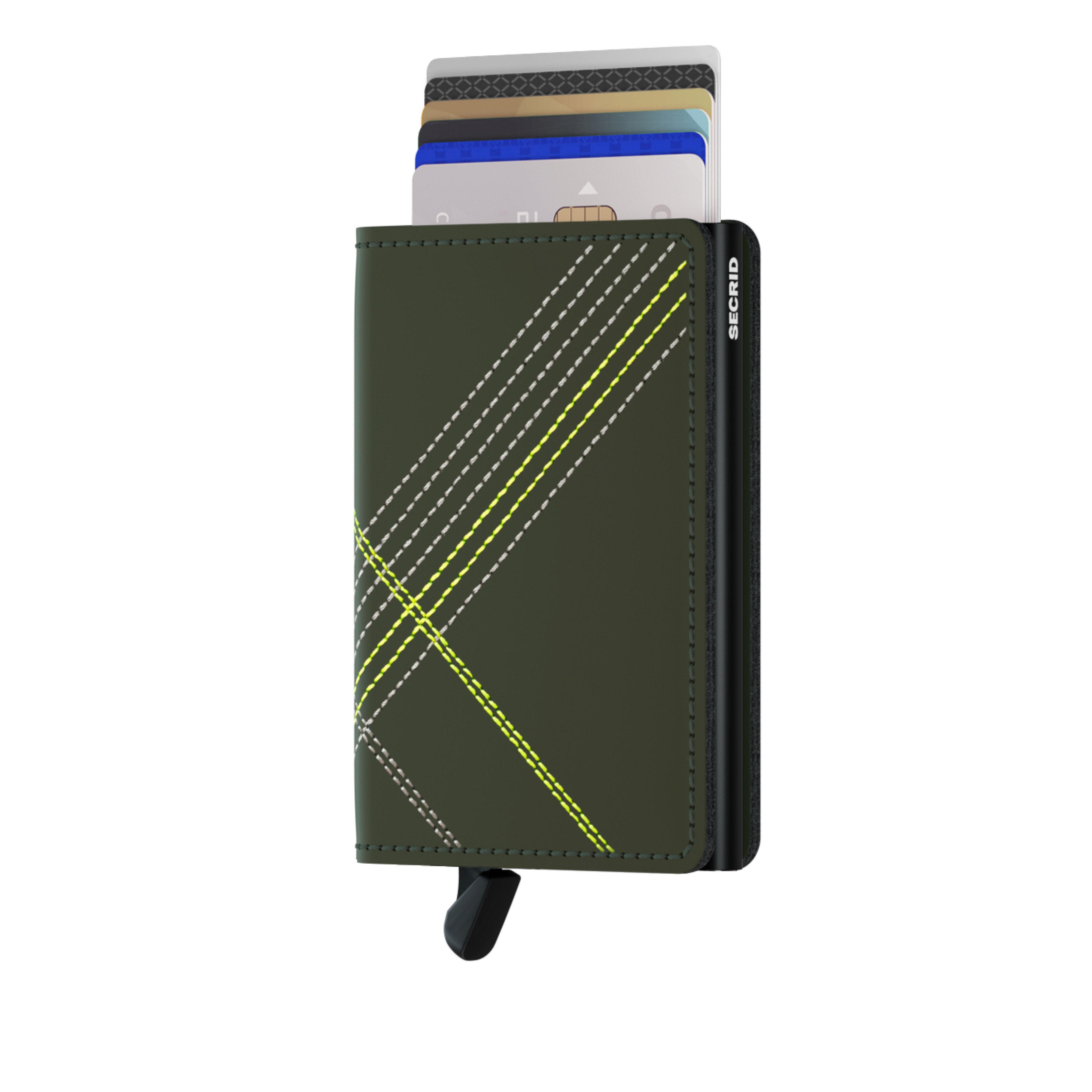 SECRID SLIMWALLET STITCH LINEA LIME