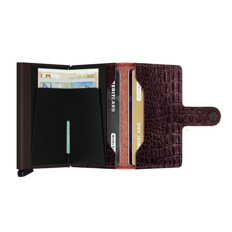 SECRID MINIWALLET BROWN NILE KREDITKORTHOLDER