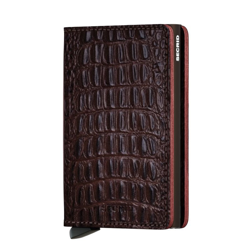 SECRID SLIMWALLET BROWN NILE KREDITKORTHOLDER